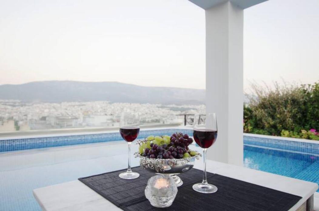 Athens Lycabettus Hill Penthouse, Private Roof Garden & Pool Apartment Ngoại thất bức ảnh