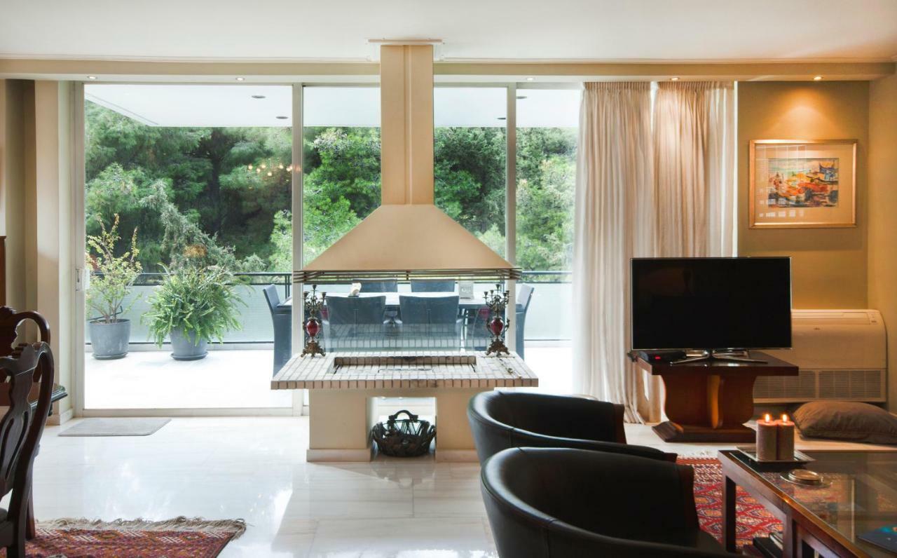Athens Lycabettus Hill Penthouse, Private Roof Garden & Pool Apartment Ngoại thất bức ảnh