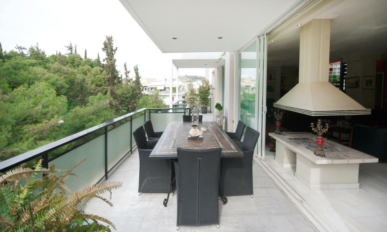 Athens Lycabettus Hill Penthouse, Private Roof Garden & Pool Apartment Ngoại thất bức ảnh