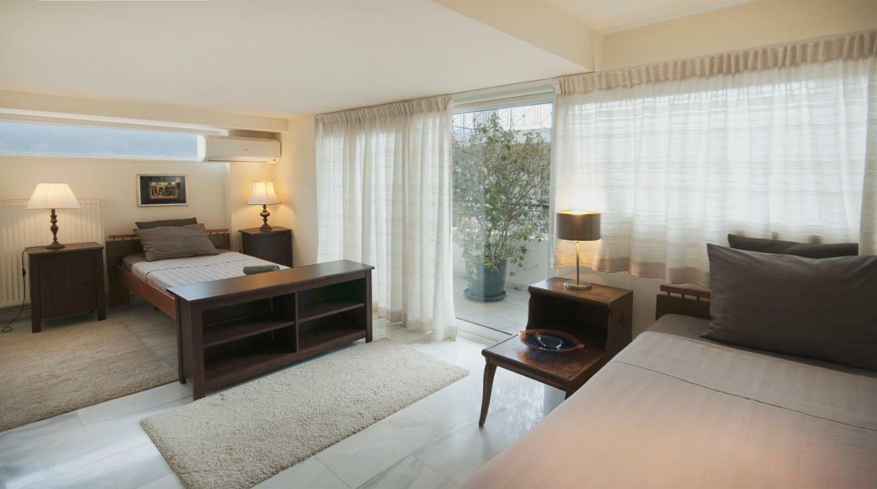 Athens Lycabettus Hill Penthouse, Private Roof Garden & Pool Apartment Ngoại thất bức ảnh